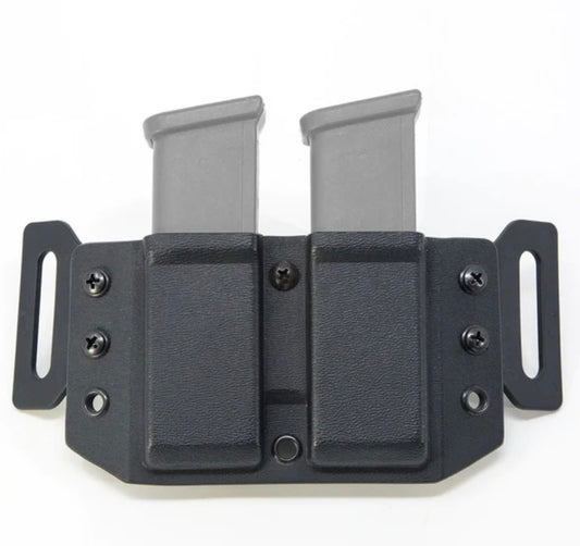 First Capital Tactical Off-Duty EDC Double Magazine Holder in Kydex – 9mm and .40 double stack mag carrier